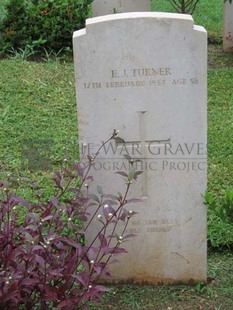 TRINCOMALEE WAR CEMETERY - TURNER, E J